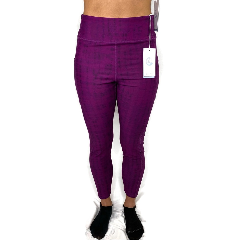 Calme by Johnny was Endurance High Waist Leggings Scarlet Purple Medium